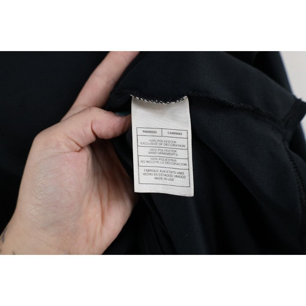 Vintage Nike Mens XL Travis Scott Mini Swoosh Knit Long Sleeve T-Shirt Black - Picture 9 of 15